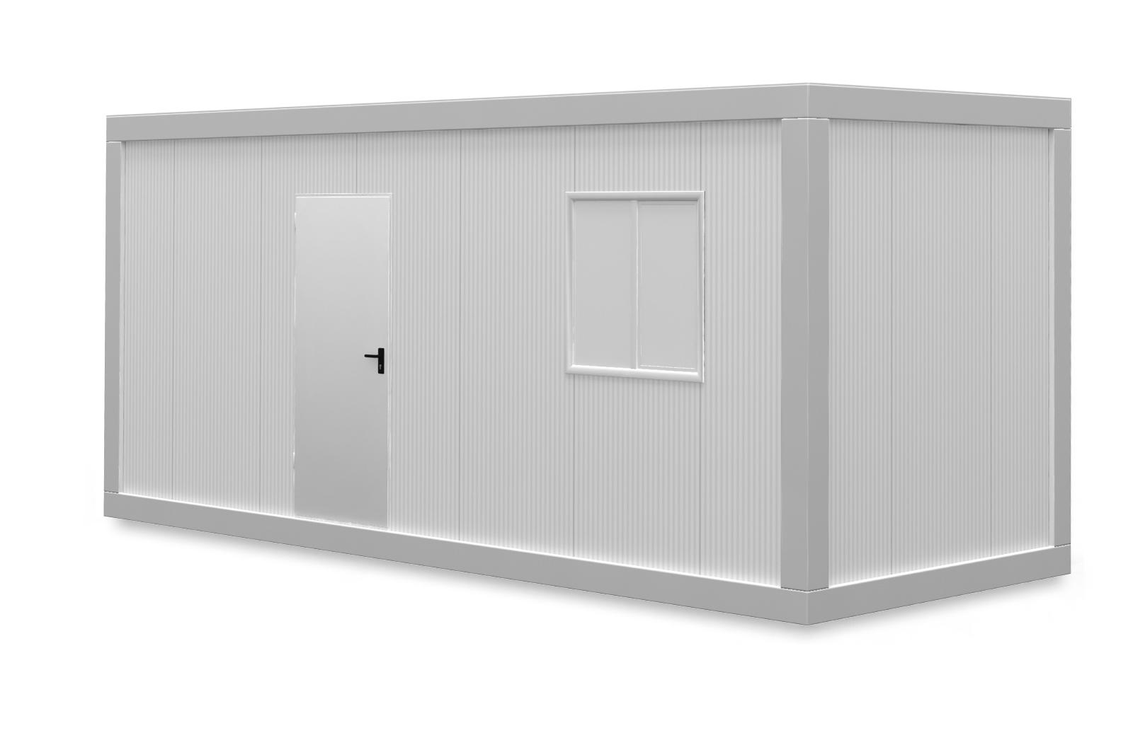 Container de Locuit 6m cu WC 1 Geam ContainerMod