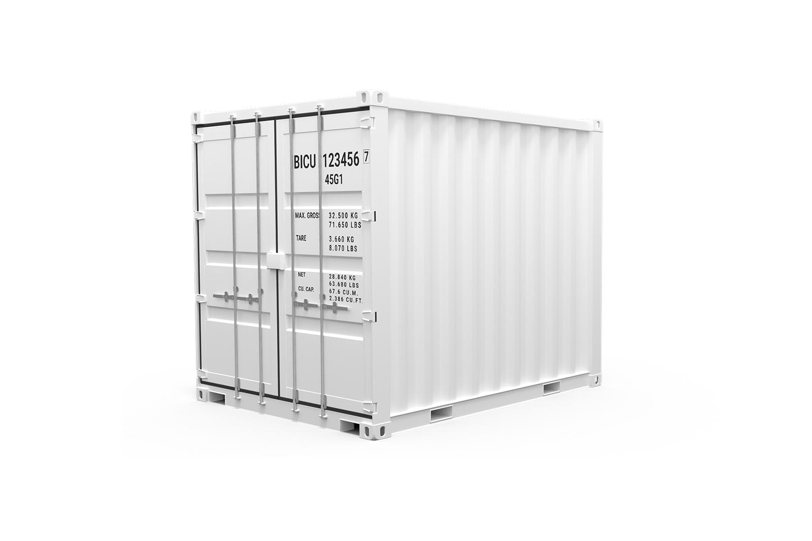 Container Maritim 10' Alb ContainerMod