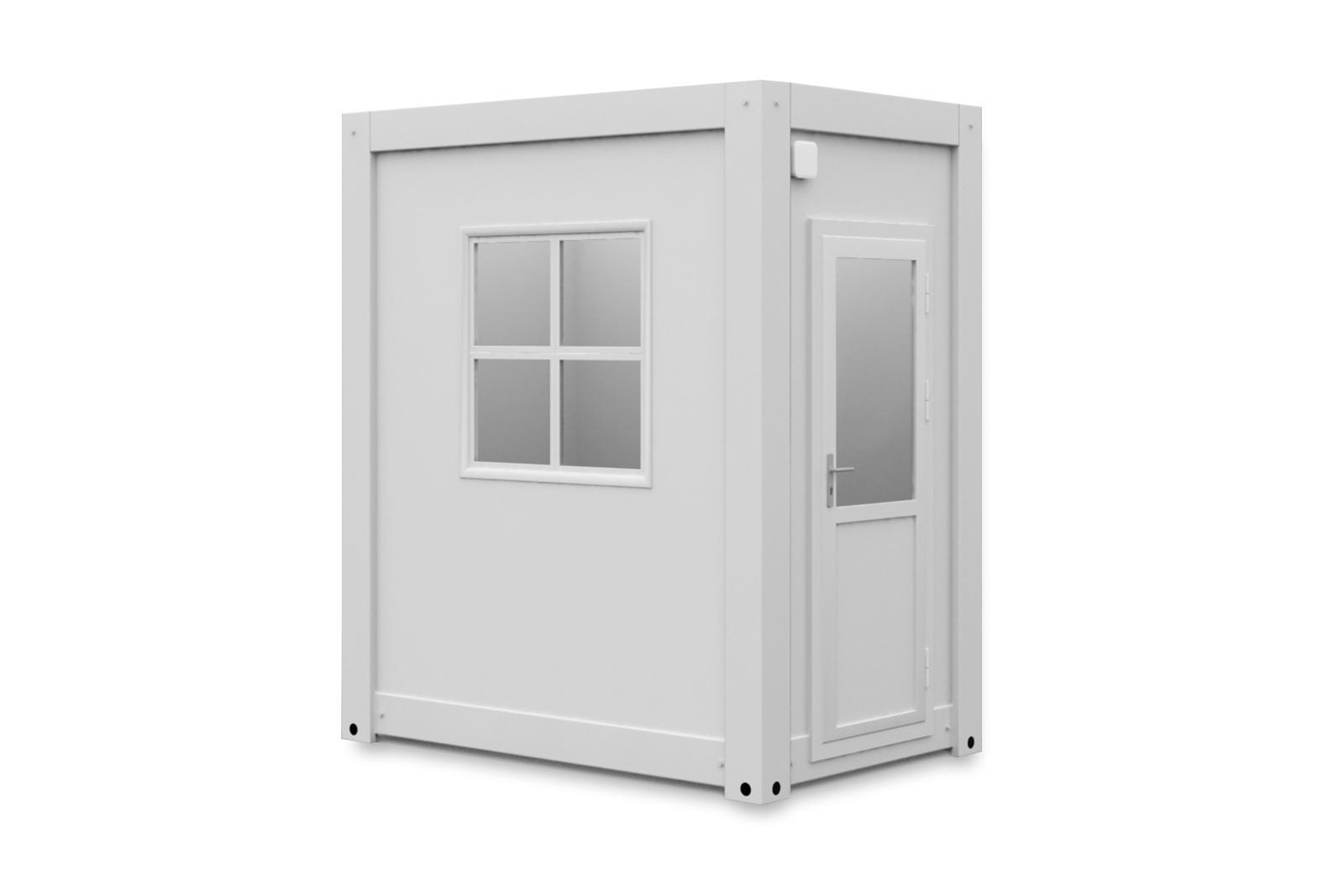 Vetro 2 Security Cabin White ContainerMod